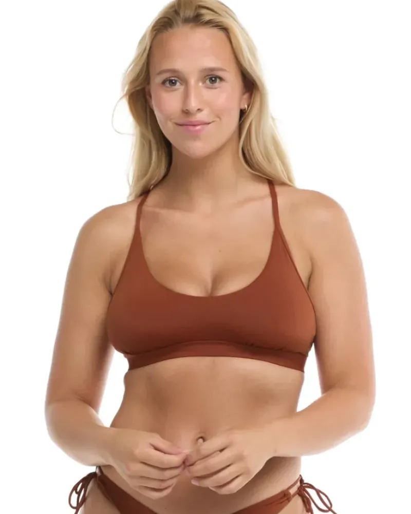 Eidon Alexa D, DD, E & F Cup Top - MOCHA