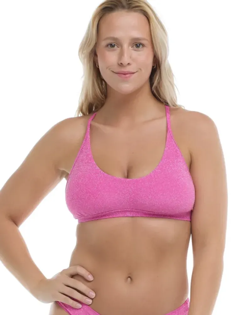 Eidon Alexa D, DD, E & F Cup Top - SPARKLE (Pink)